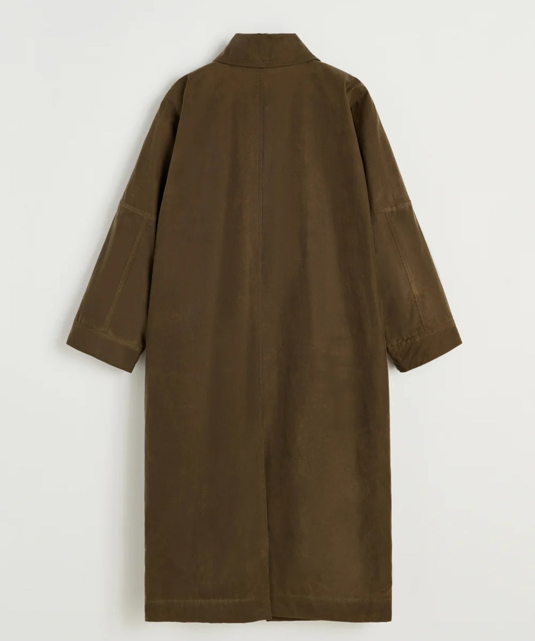 aiayu - Jay Coat-Oilskin, Fås i farverne Bark og Navy