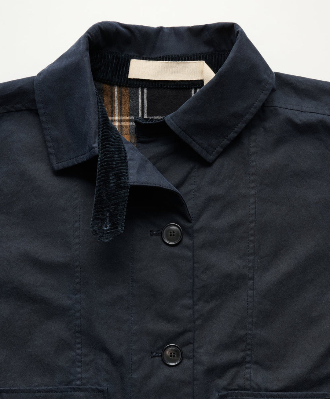 aiayu - Jay Coat-Oilskin, Fås i farverne Bark og Navy