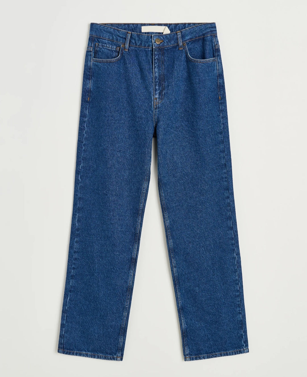 aiayu - Cooper Highwaist Straight Jeans, Mid Blue