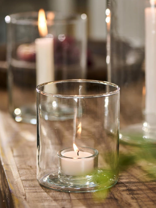 Ib Laursen - Stage glas til fyrfadslys med fast indsats, Glas