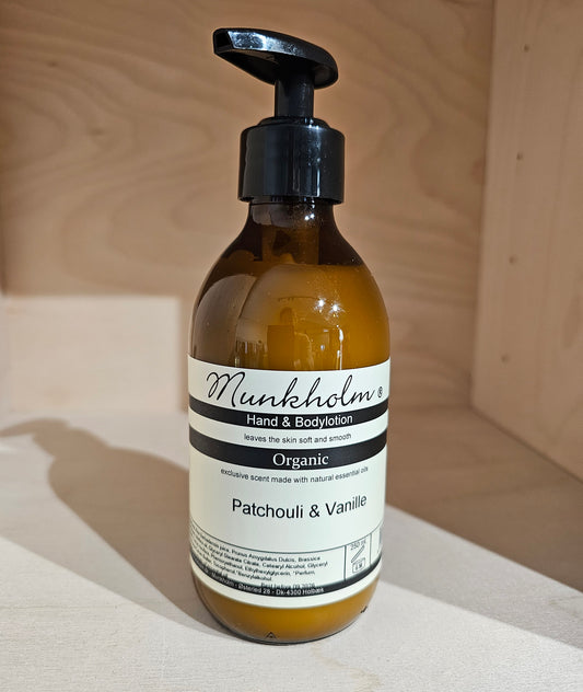 Munkholm - Hand & Bodylotion, Patchouli & Vanille, 250 ml.