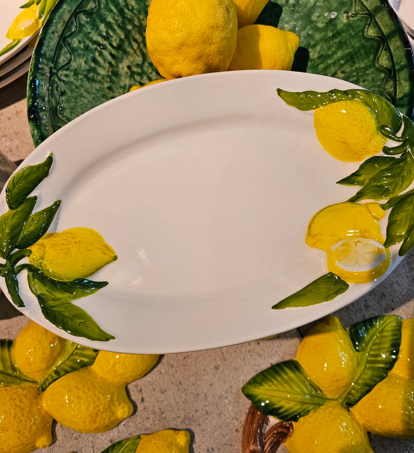 VBC Casa - Serveringsfad m/citroner, Creme/gul
