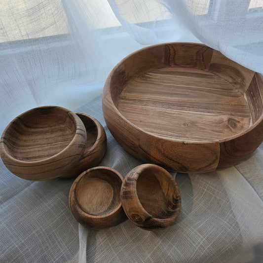 Nordic Living Concept - Bowls, Natural, Fås i flere størrelser - 7, 10 og 25 cm.