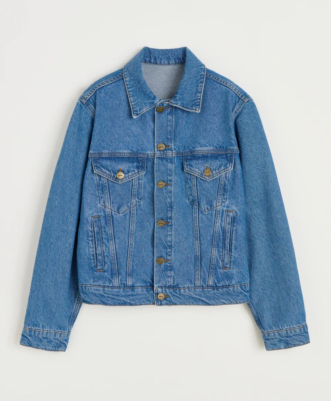 aiayu - Cleo Denim Jakke, Clear Blue