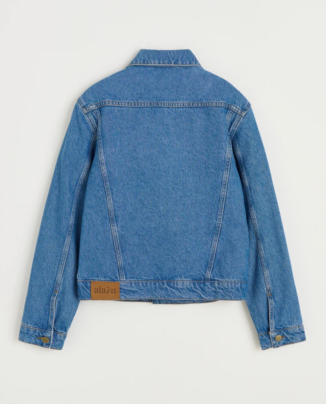 aiayu - Cleo Denim Jakke, Clear Blue