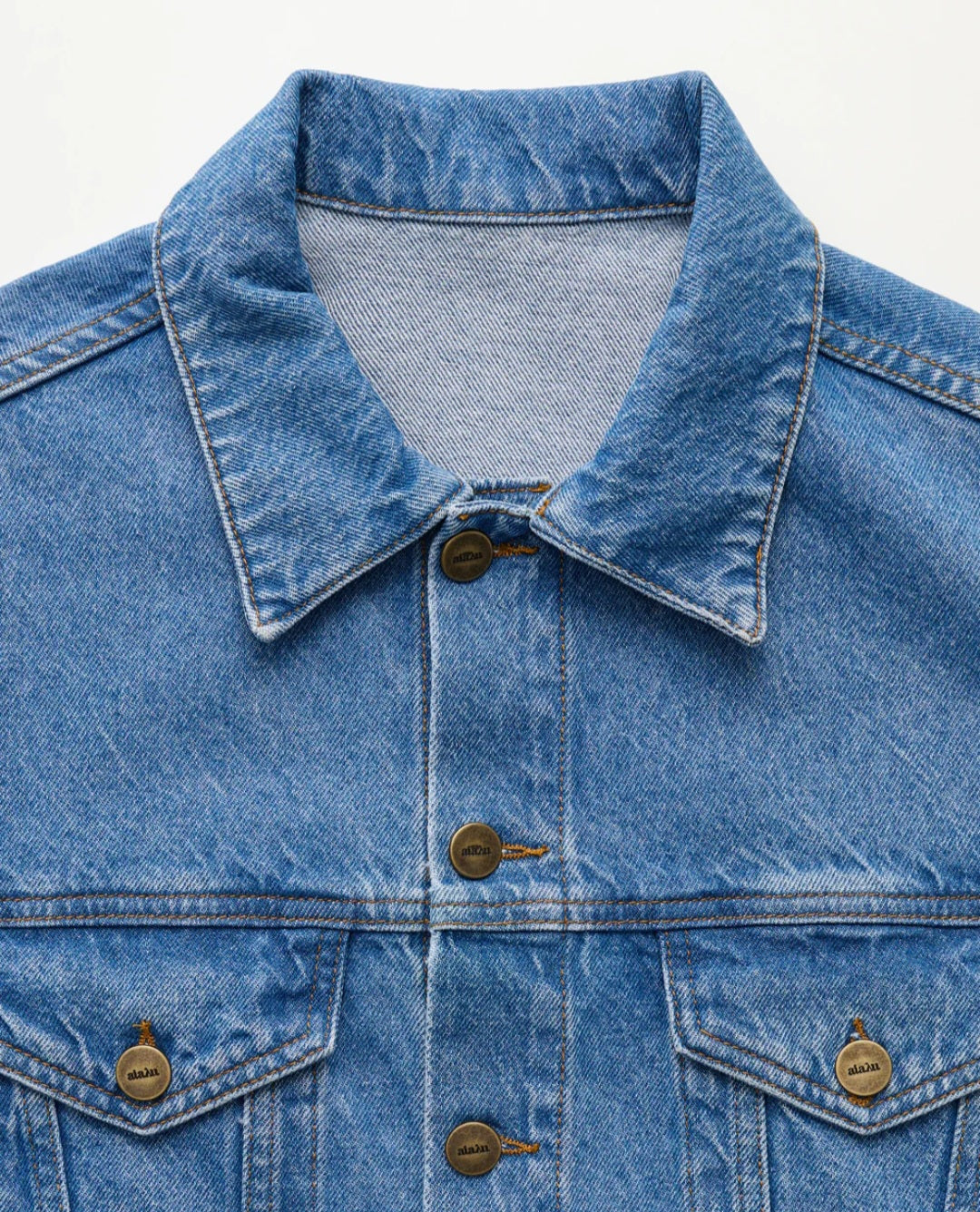 aiayu - Cleo Denim Jakke, Clear Blue