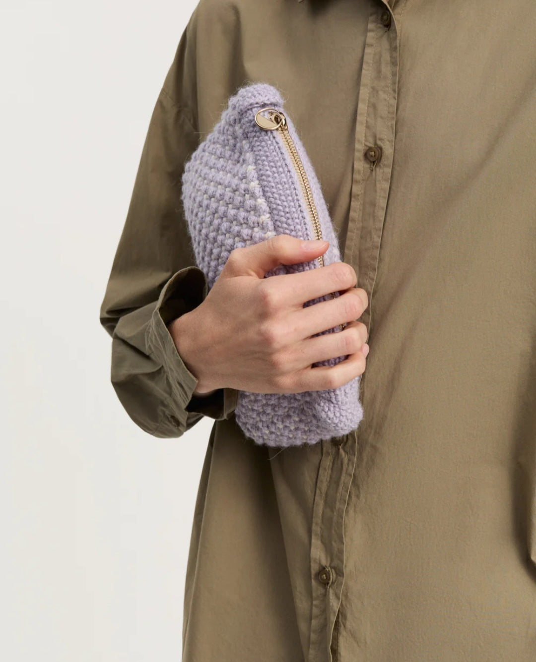 aiayu - Helen Classic Clutch, Mix Misty Lilac/Albicant