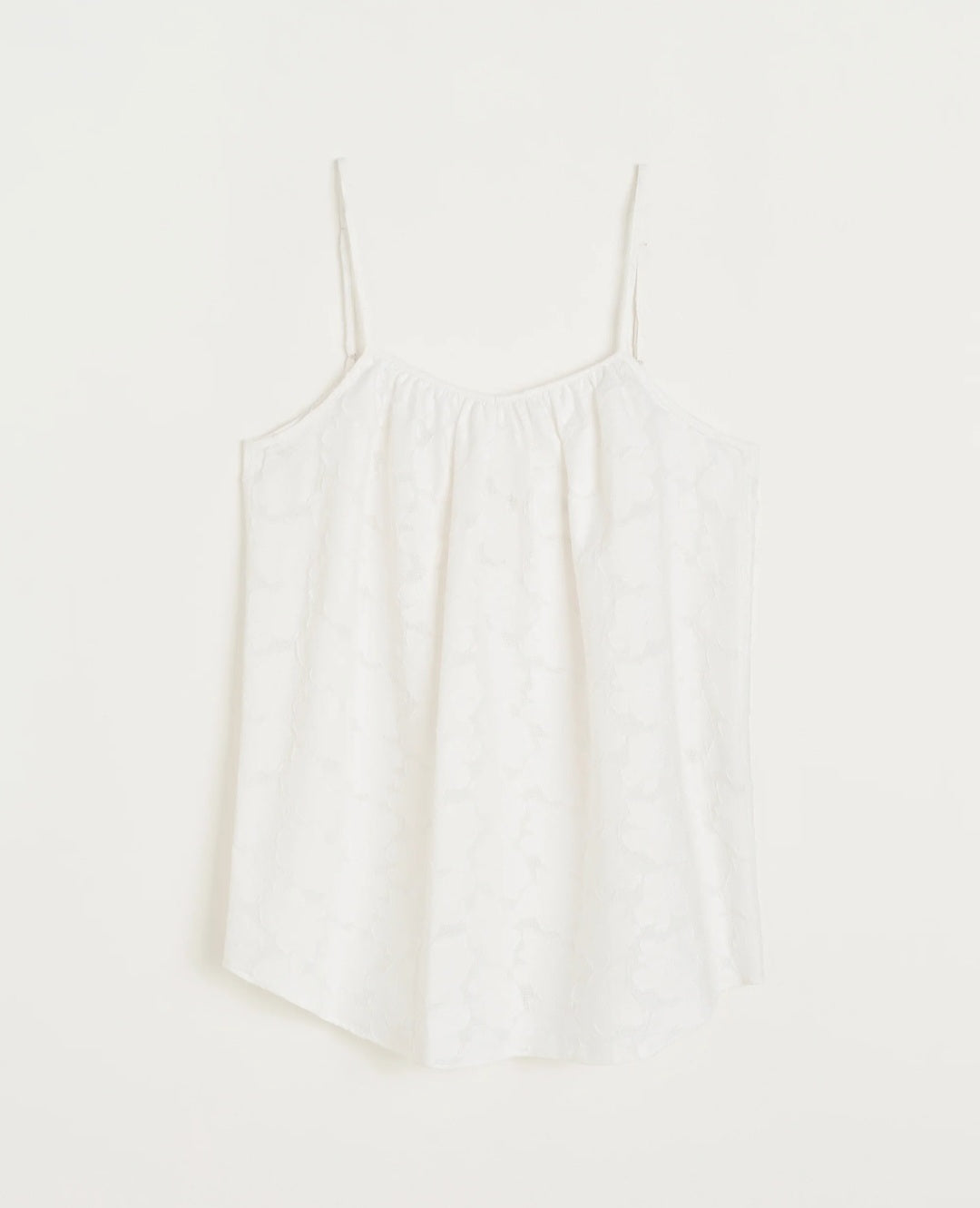 aiayu - Strap Top Laceflower, White