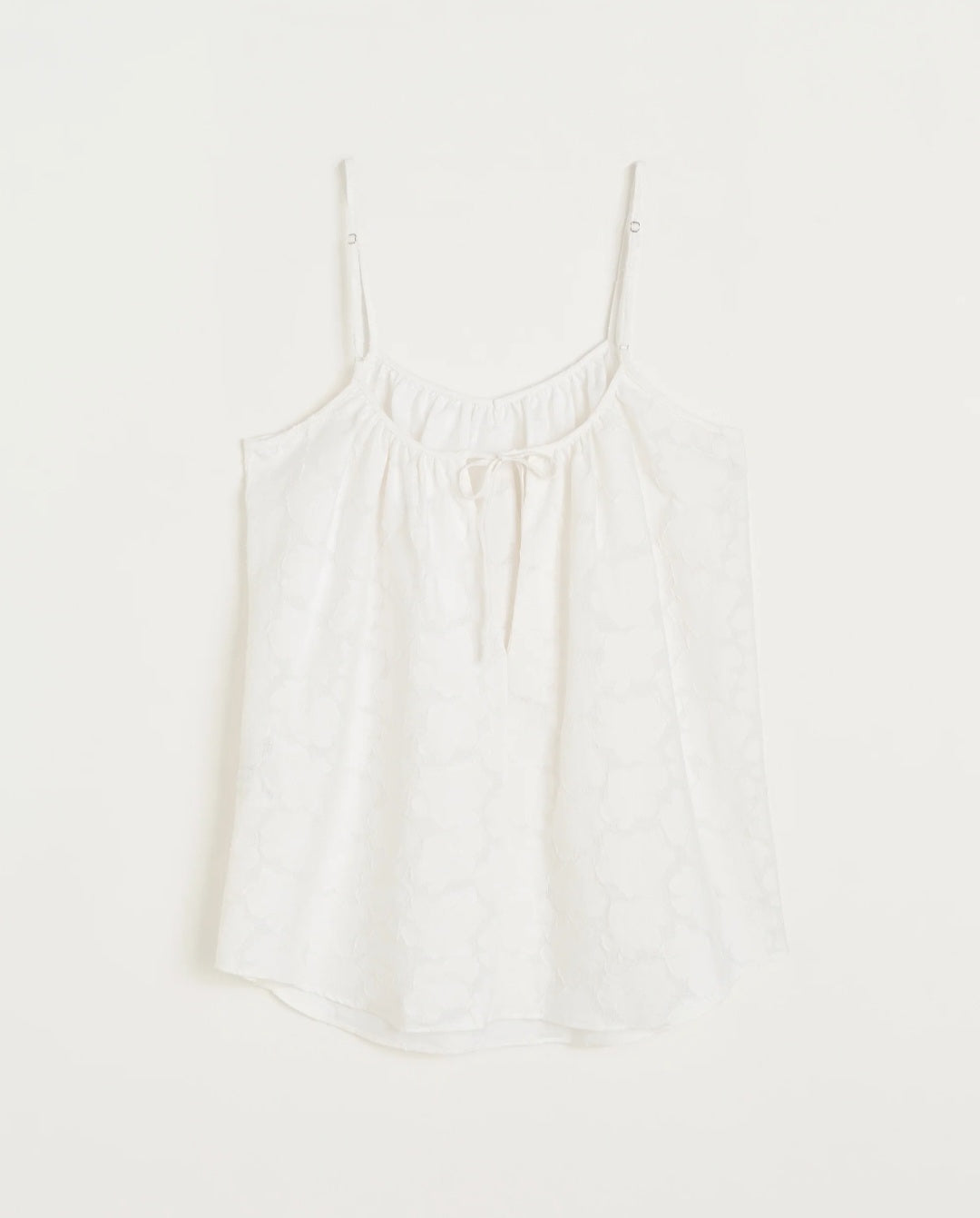 aiayu - Strap Top Laceflower, White