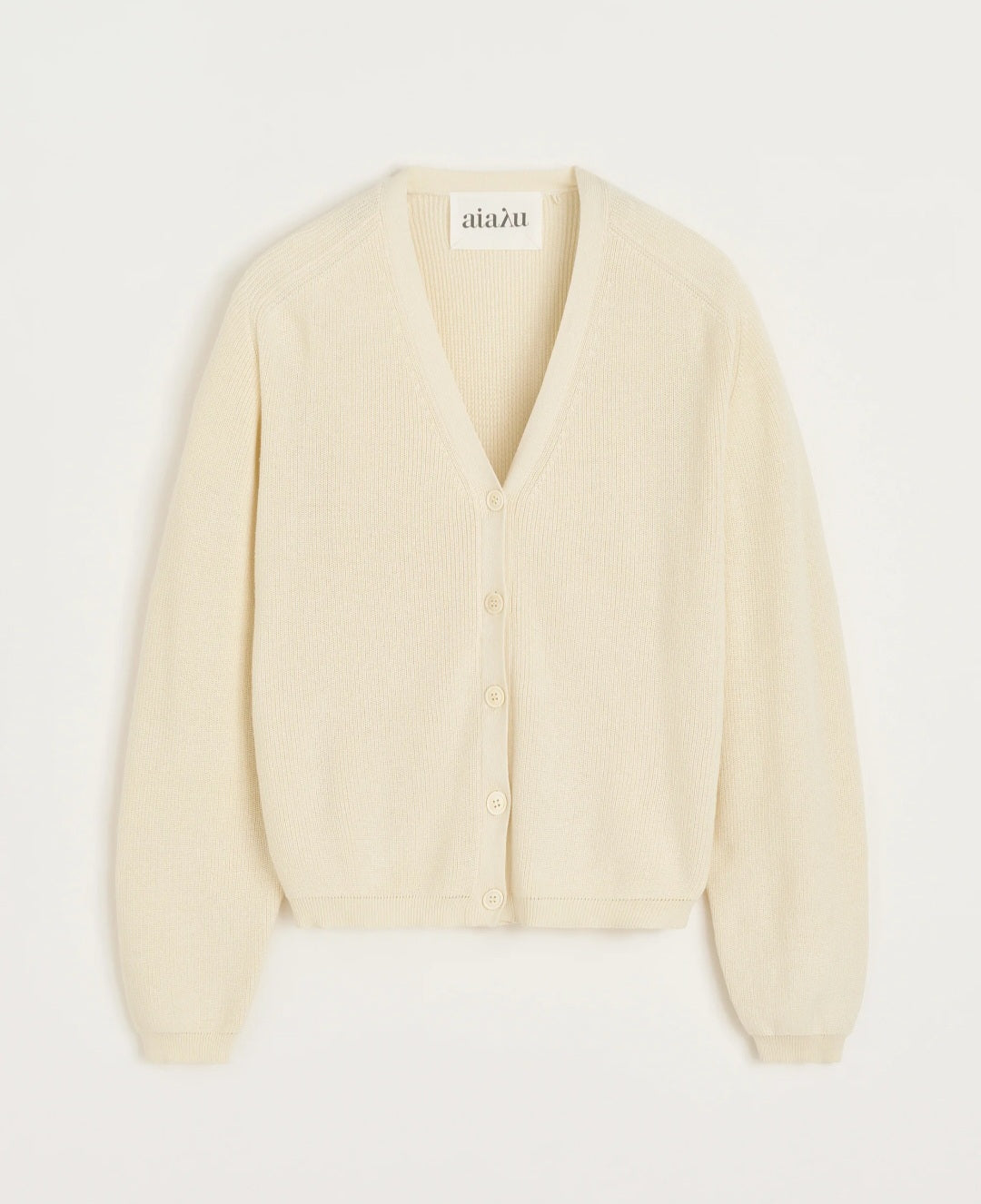 aiayu - Vada Cardigan, Pure Ecru