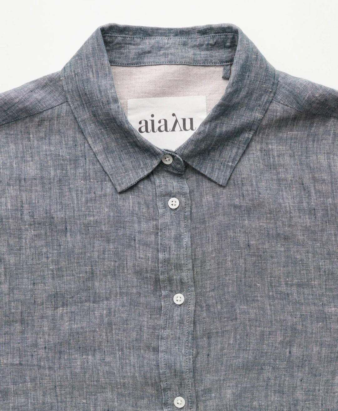 aiayu - Paulina Shirt Linen, Night Sky