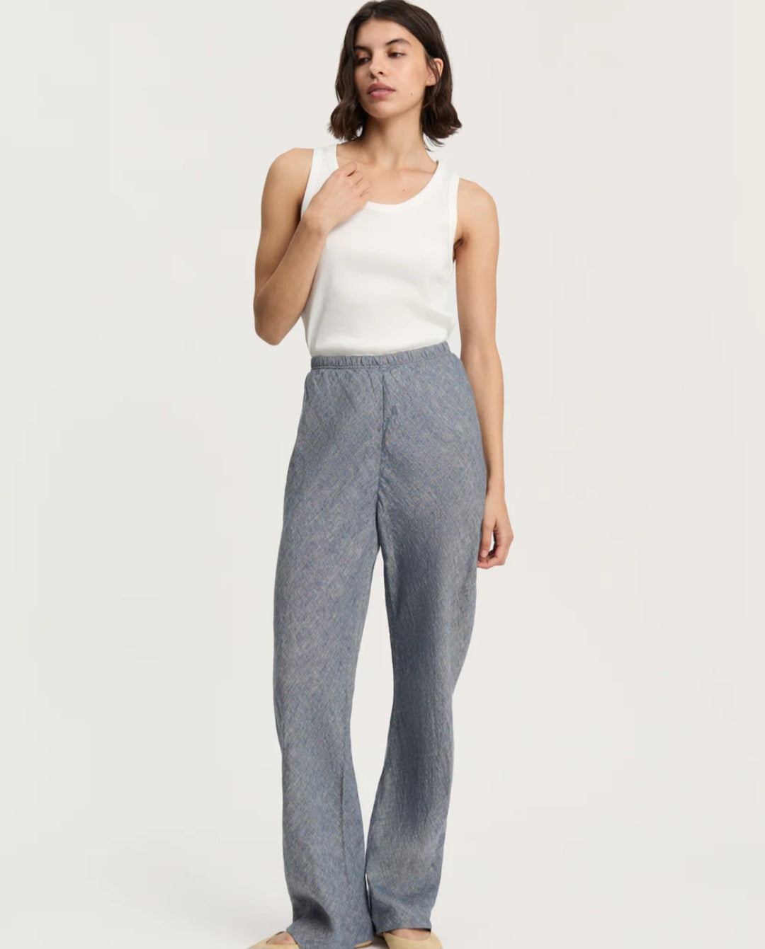 aiayu - Mara Pant Linen, Night Sky