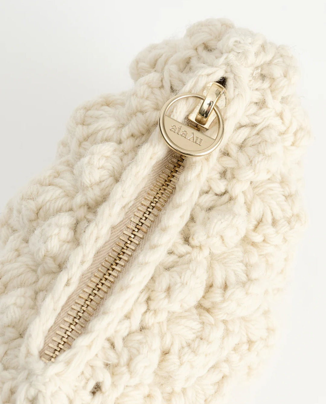 aiayu - Mala Wallet, 12,5x15 cm., Pure Ecru