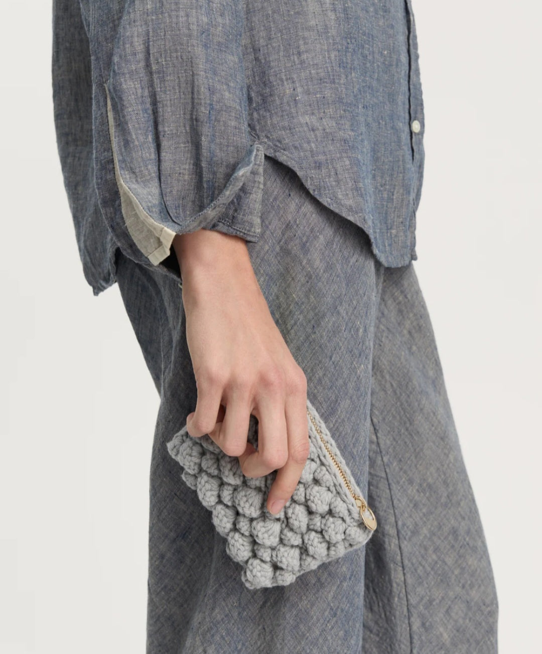 aiayu - Mala Wallet, 12,5x15 cm., Warm Grey