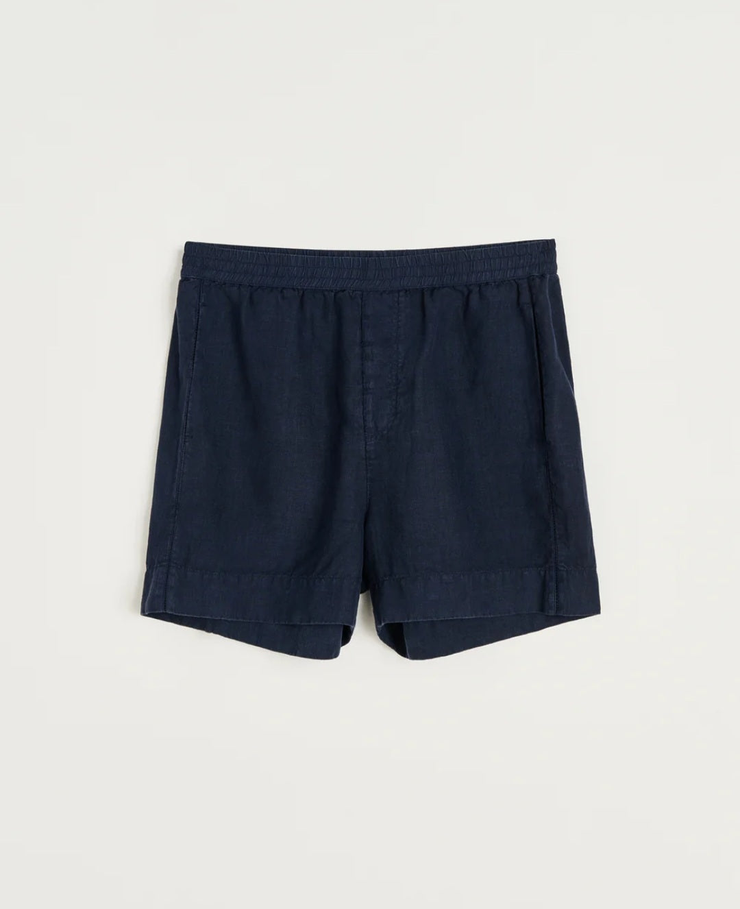 aiayu - Casual Shorts Linen, Navy