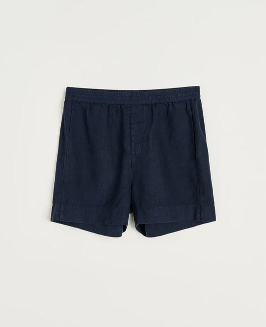 aiayu - Casual Shorts Linen, Navy