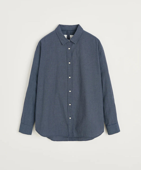 aiayu - Shirt Check, Navy Check