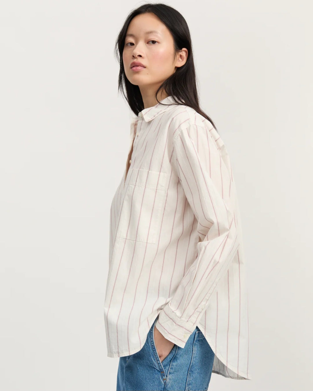 aiayu - Lynette Shirt Champetra, Mix Merlot