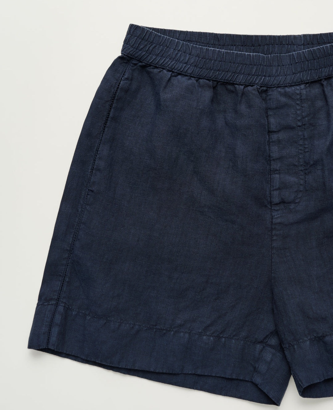 aiayu - Casual Shorts Linen, Navy