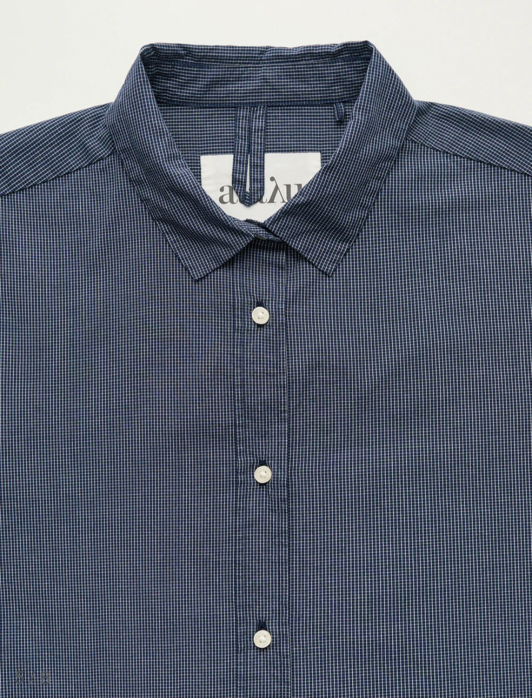 aiayu - Shirt Check, Navy Check