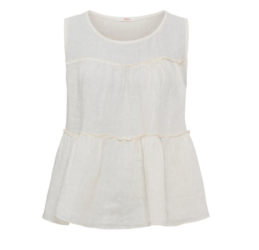 Lou Lou Clothing - Top, Hør, Creme