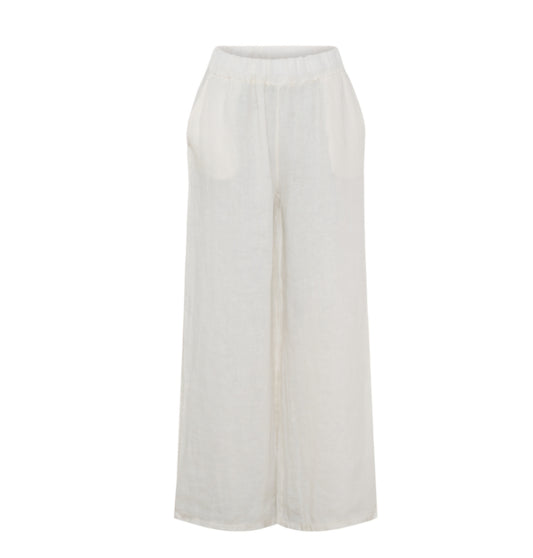 Lou Lou Clothing - Hør-Bukser, Fås i 3 farver - Creme, Rosa & Brun