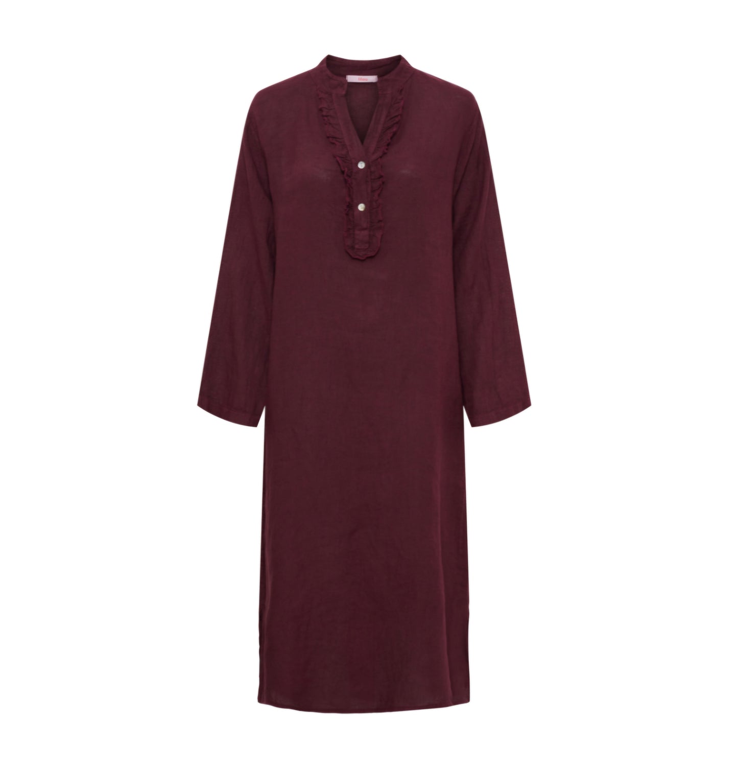 Lou Lou Clothing - Hør-Kjole/Kaftan, Fås i 3 farver - Creme, Rosa & Brun