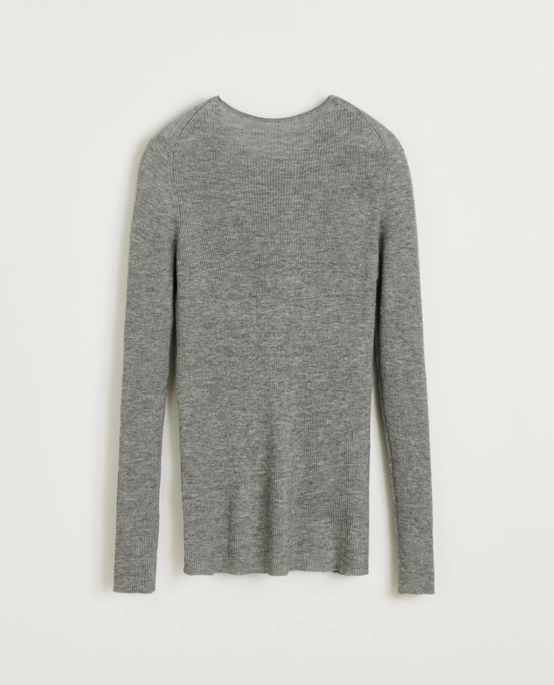 aiayu - Madigan Blouse, Cashmere, Grey Melange