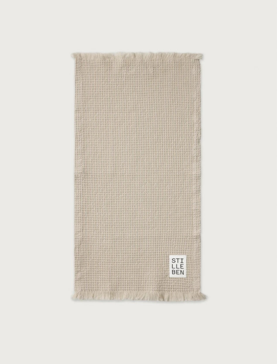 Stilleben - Vaffel Gæstehåndklæde, 30x50 cm., Fås i 3 farver - Sand, Rusty Brown & Chalk Pink