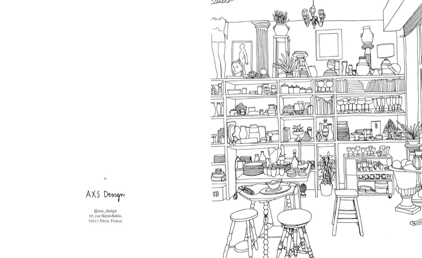 New Mags - Intérieurs Coloriages/Malebog af Zoé de Las Cases, French
