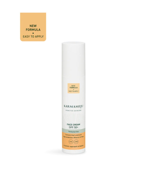 Karmameju - Ansigtscreme, SPF 50+, Parfumefri, 50 ml.
