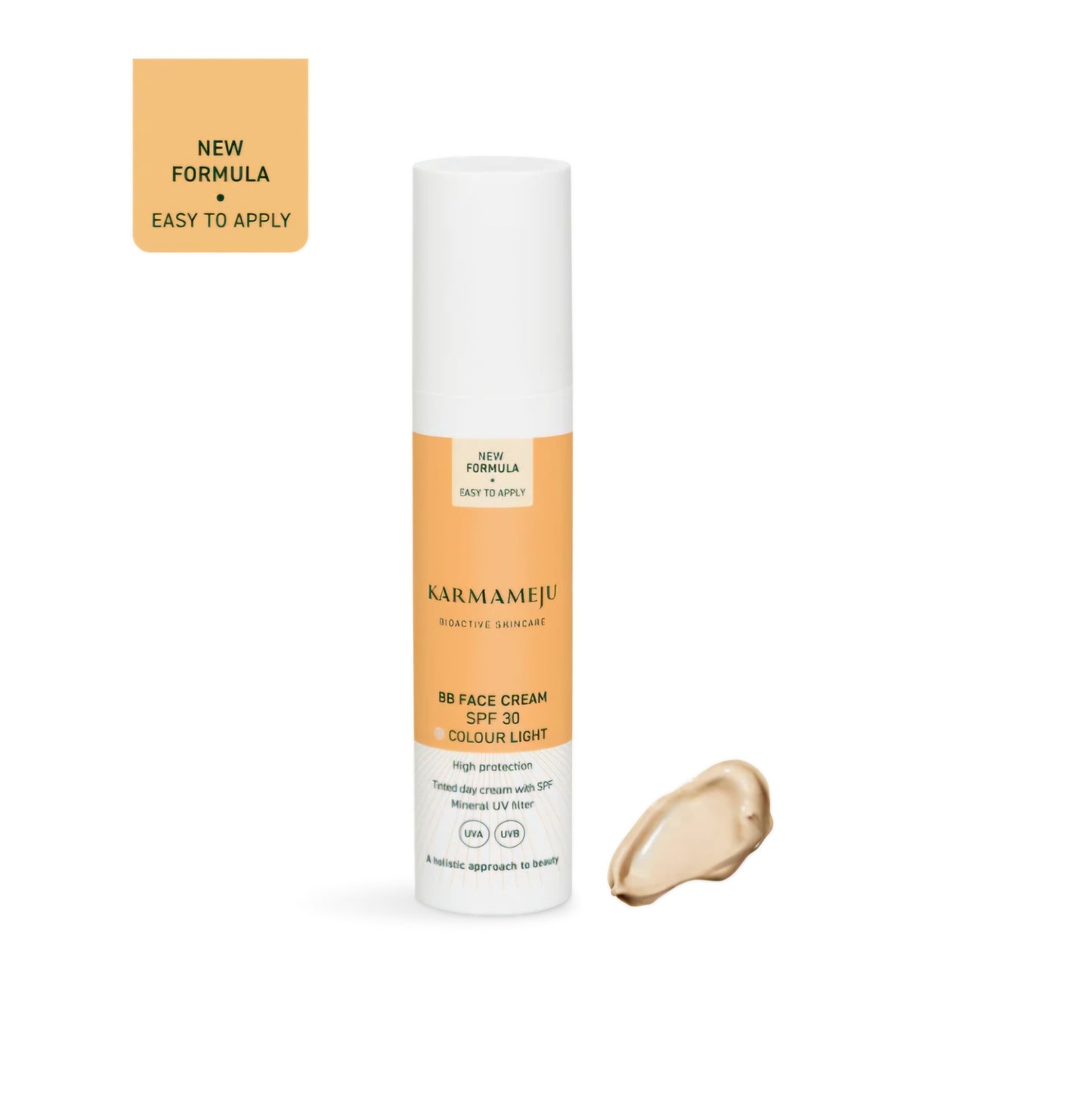 Karmameju - BB Cream, SPF 30, 50 ml., Fås i 3 farvenuancer - Light, Medium & Deep