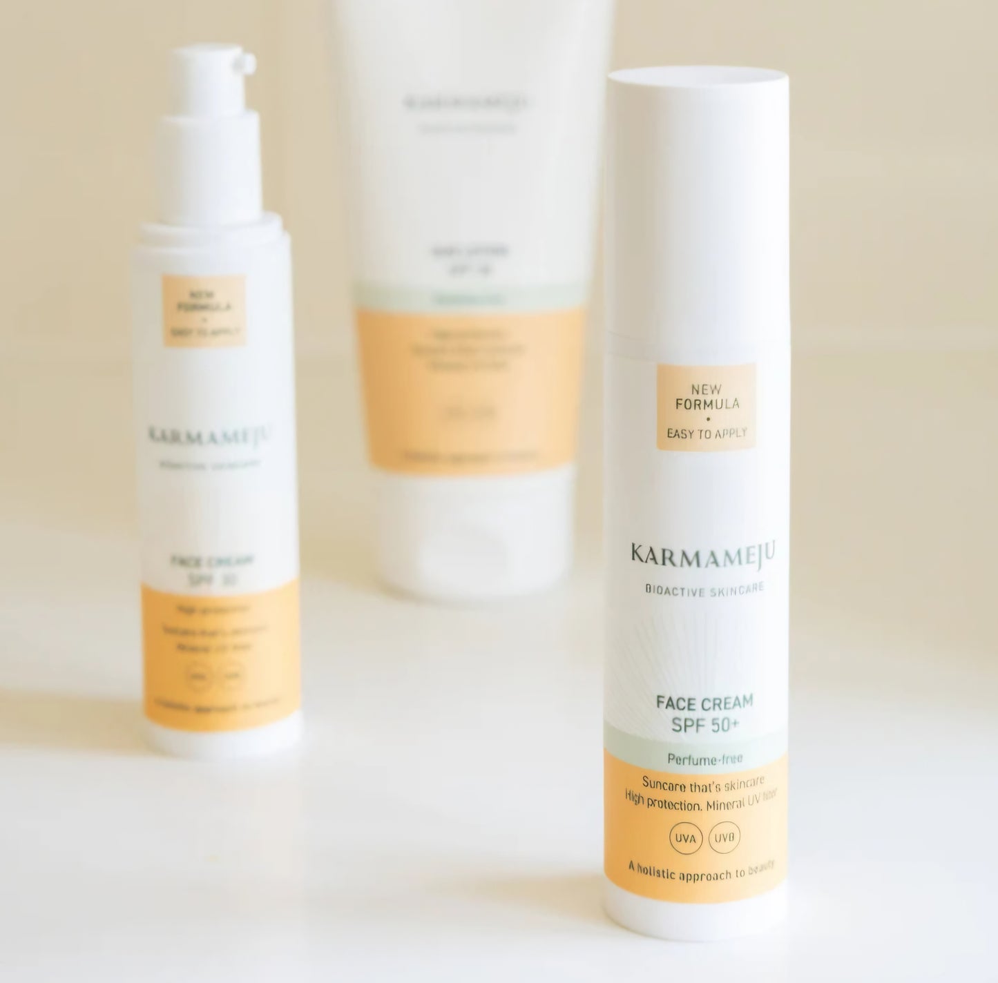 Karmameju - Ansigtscreme, SPF 50+, Parfumefri, 50 ml.