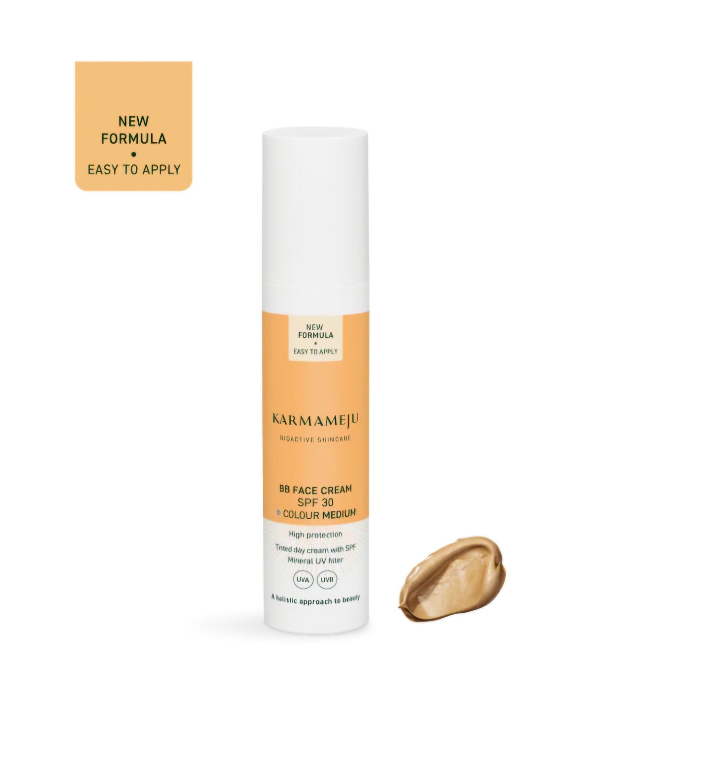 Karmameju - BB Cream, SPF 30, 50 ml., Fås i 3 farvenuancer - Light, Medium & Deep