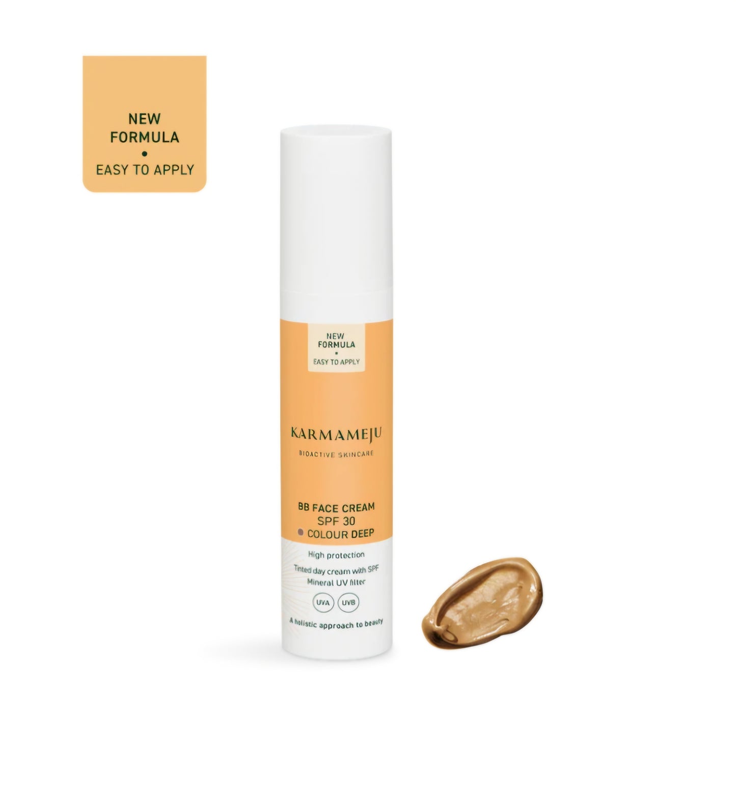 Karmameju - BB Cream, SPF 30, 50 ml., Fås i 3 farvenuancer - Light, Medium & Deep