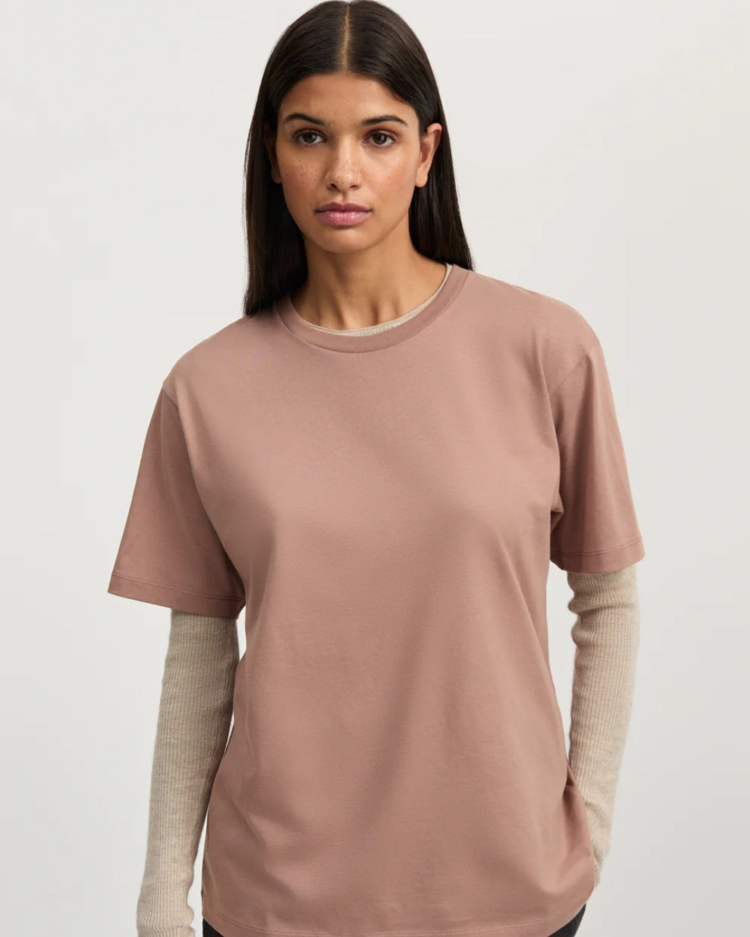 aiayu - Classic Circular Tee, Desert Blush
