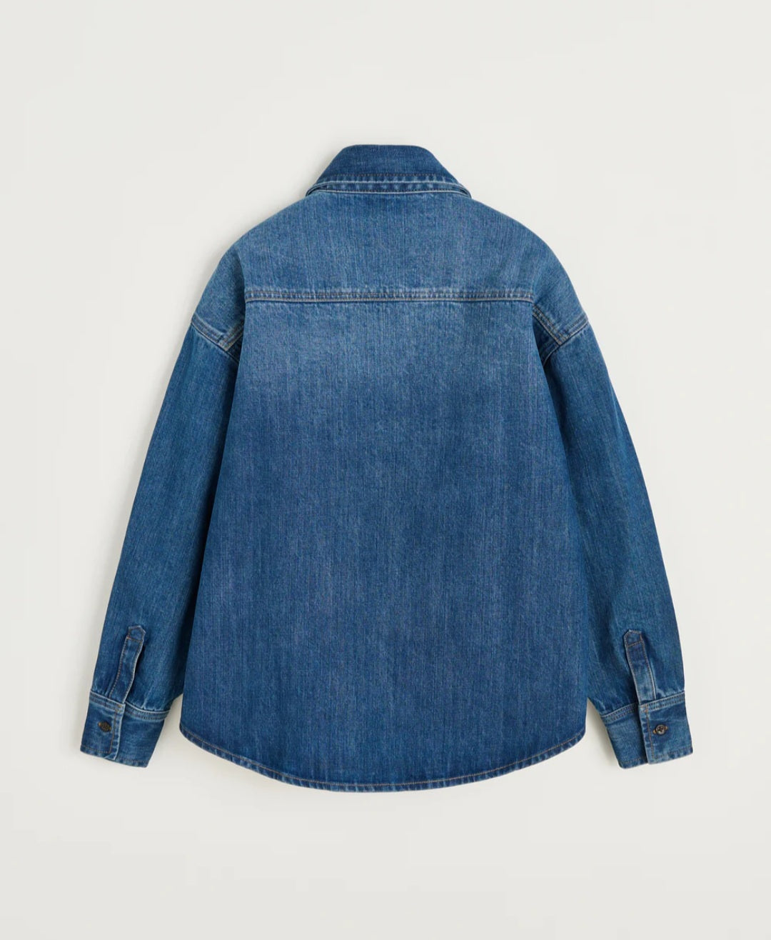 aiayu - Casy Shirt Denim, Worn Blue