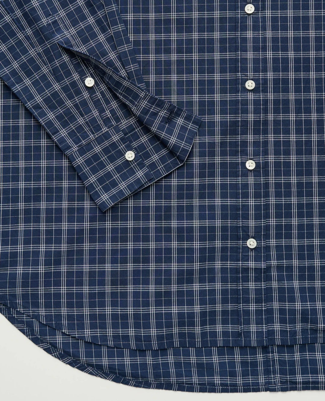 aiayu - Shirt Check, Mix Navy