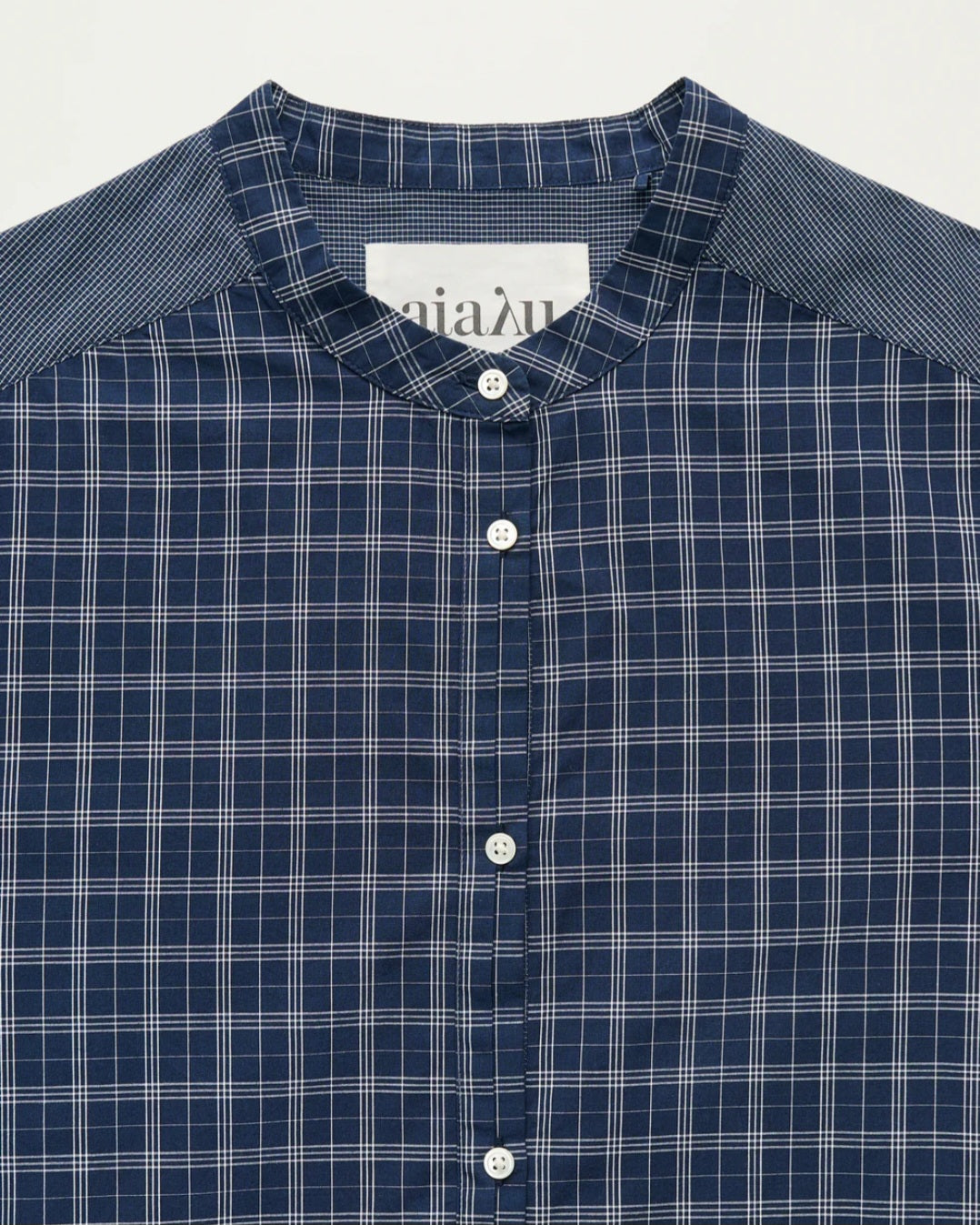 aiayu - Sani Dress Check, Mix Navy