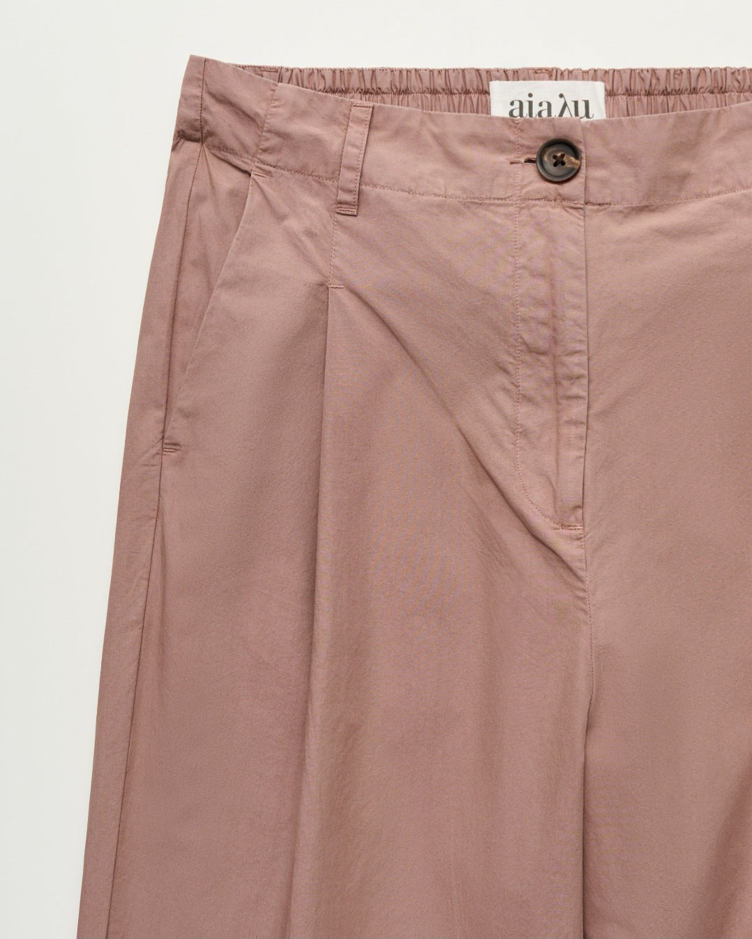 aiayu - Bille Pant Zip Poplin, Desert Blush