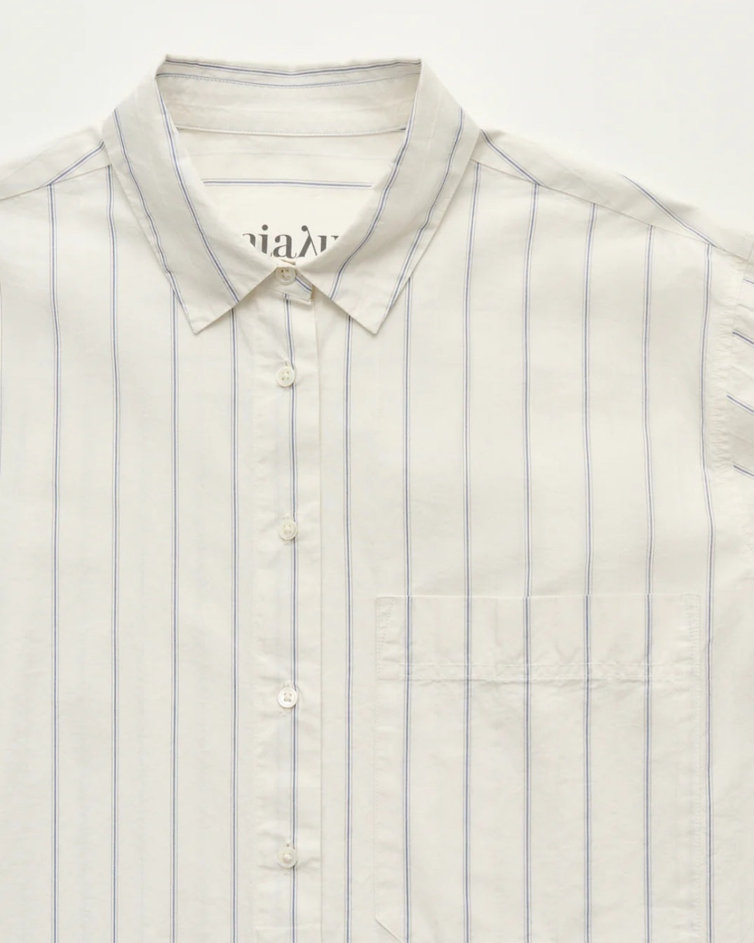 aiayu - Lynette Shirt Champetra, Mix French Blue