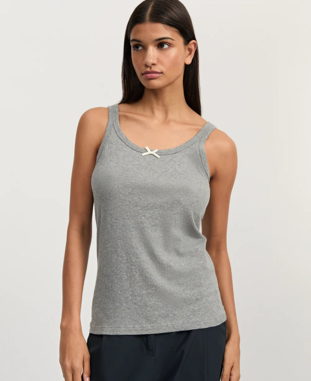 aiayu - Messhu Tank Melange, Grey Melange