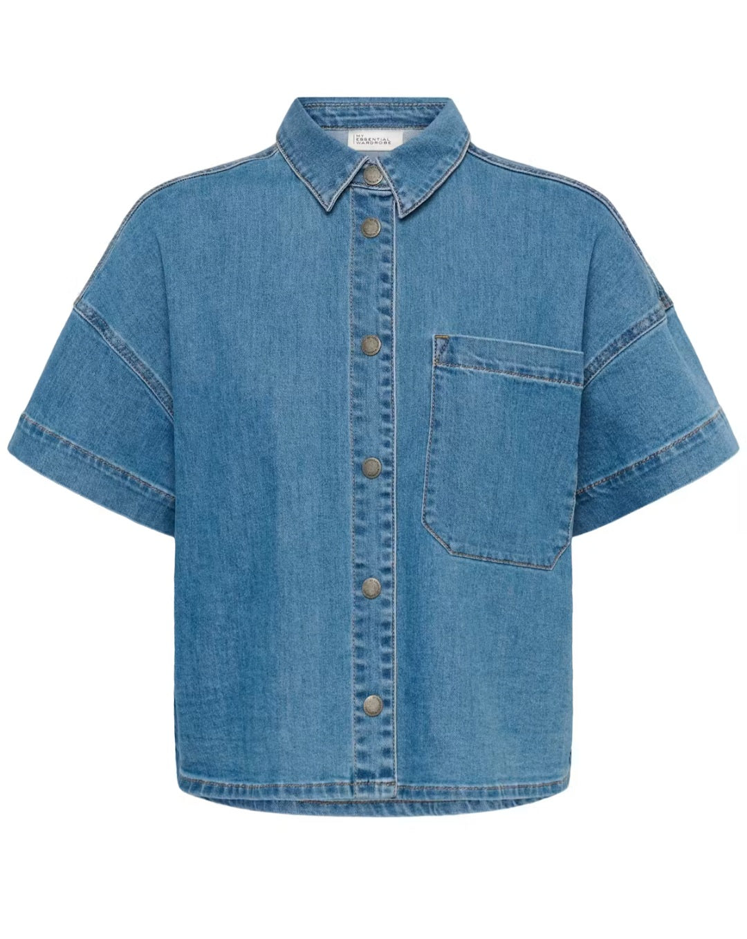 My Essential Wardrobe - MWLinn Denimskjorte, Medium Blue Wash
