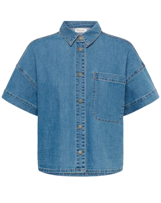 My Essential Wardrobe - MWLinn Denimskjorte, Medium Blue Wash