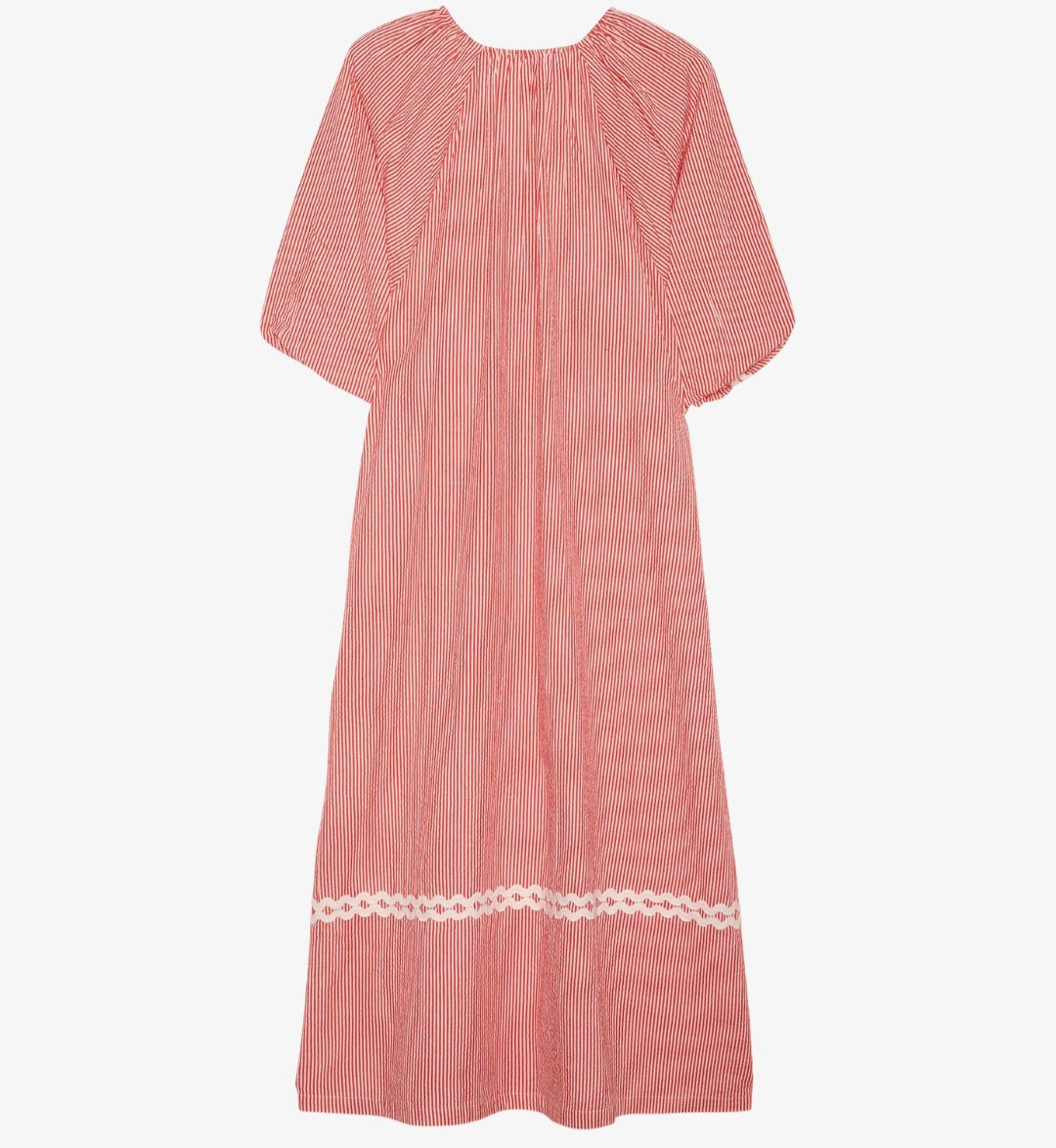 Sissel Edelbo - Abelone Dress, Red Flower, Onesize