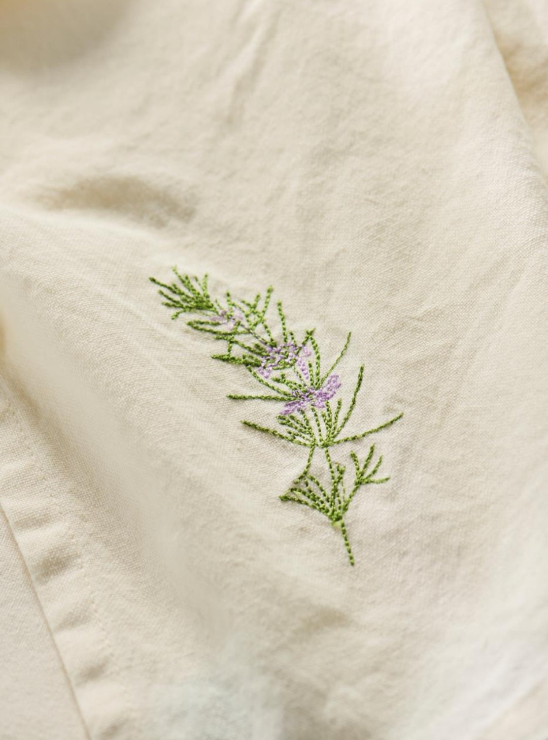 Ib Laursen - Viskestykke, Summer vibes m/rosmarin butter cream, B50xL70 cm.