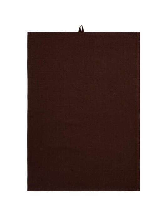 Ib Laursen - Viskestykke, Elin ensfarvet brun, B50xL70 cm.
