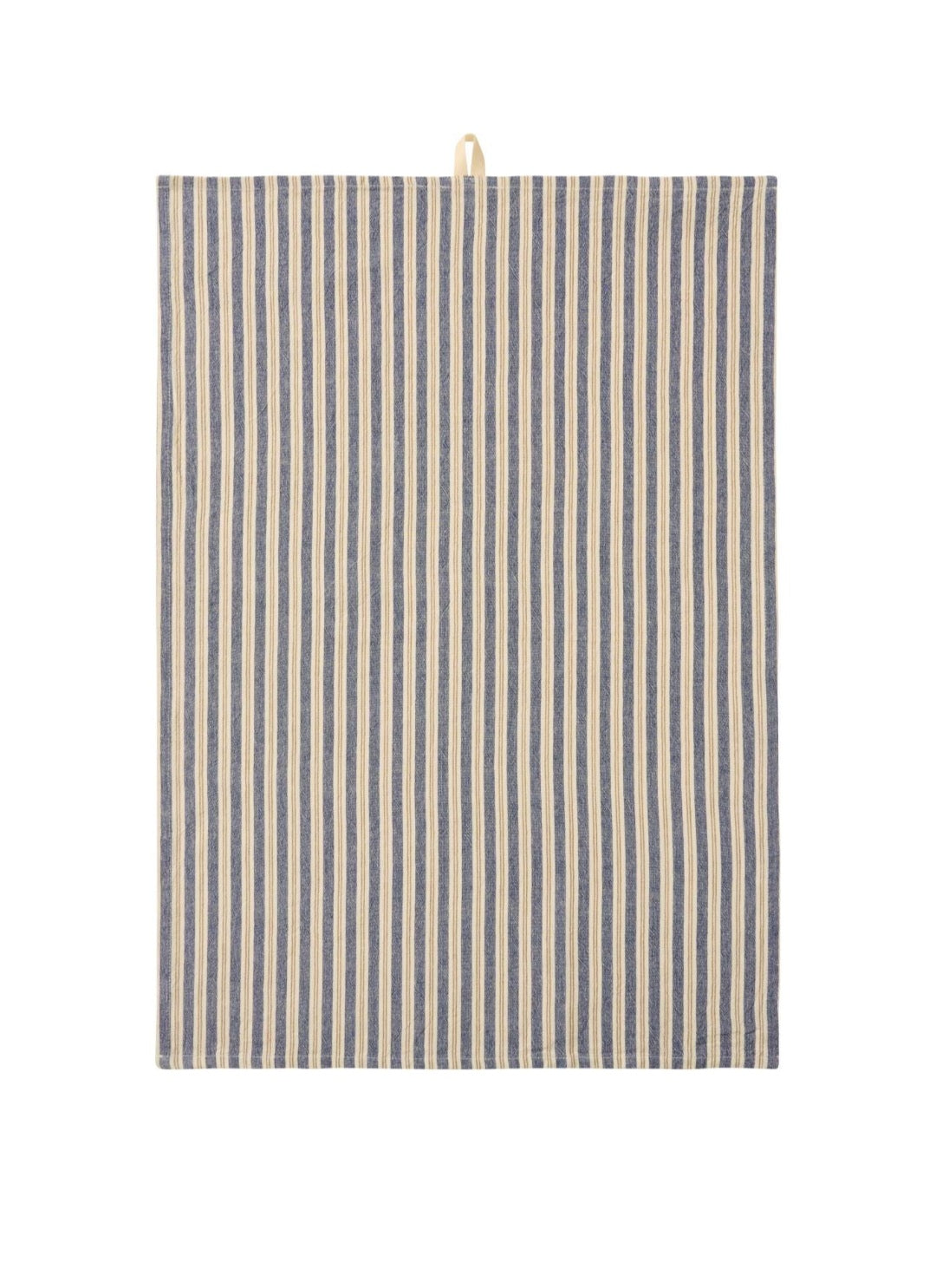 Ib Laursen - Viskestykke, Elly m/blå og brune striber, B50xL70 cm.