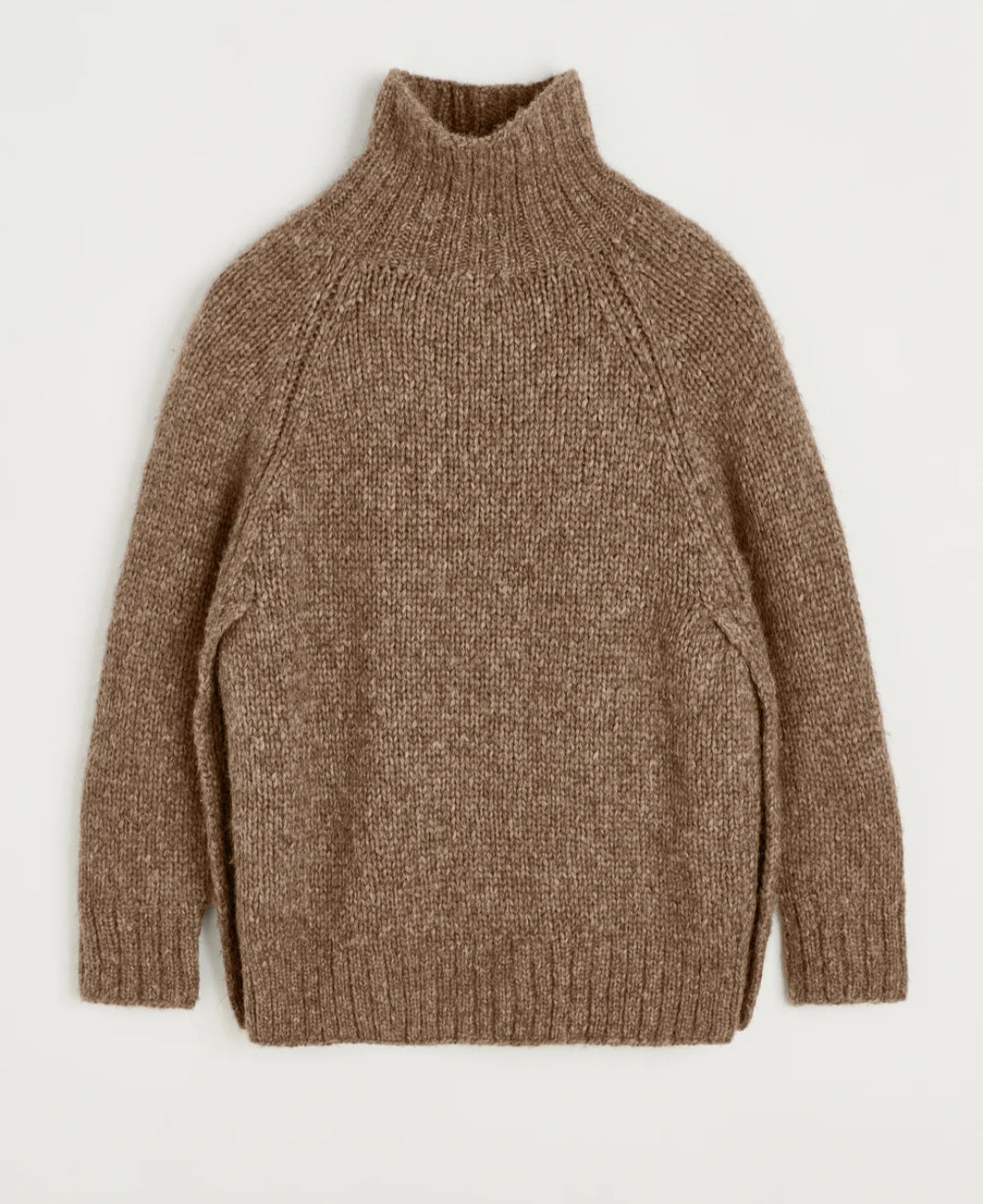 aiayu - Mechera Sweater, lama, Pure Brownie