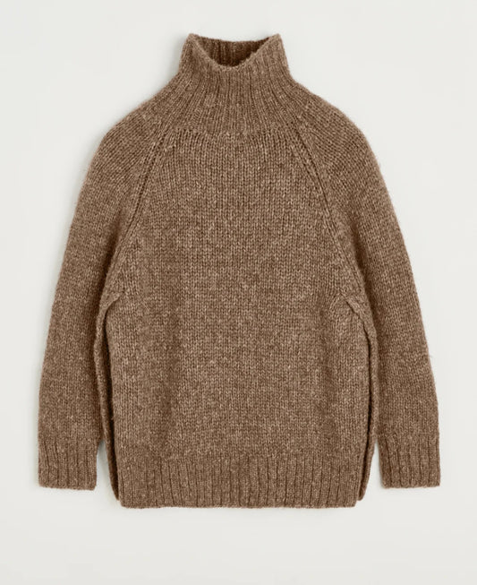 aiayu - Mechera Sweater, lama, Pure Brownie